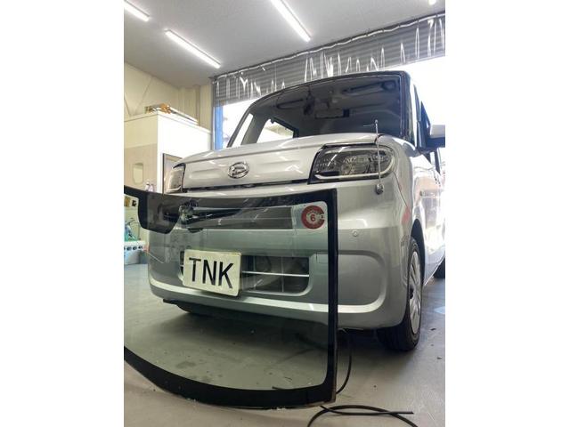 ダイハツ　タントのフロントガラス交換ご依頼ありがとうございます。TNK大阪　TNK堺　飛び石　ヒビ　ヒビ割れ　フロントガラス　自動車ガラス　堺　松原　狭山　高石　和泉　岸和田　貝塚　泉佐野　泉南　富田林　羽曳野　藤井寺　平野