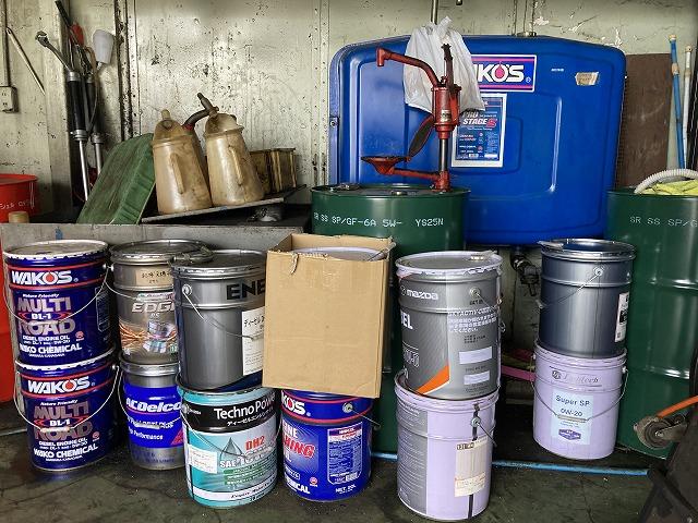 各種オイル交換もＯＫ。オイル交換のみでのご来店も大歓迎です。