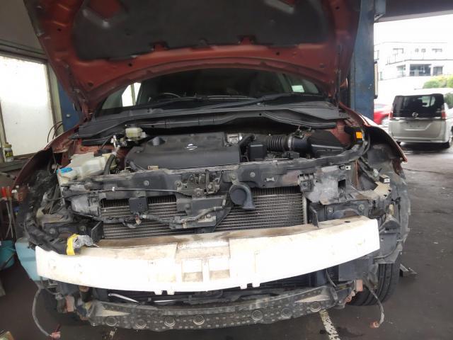 日産　ムラーノ　ラジエーター水漏れ修理