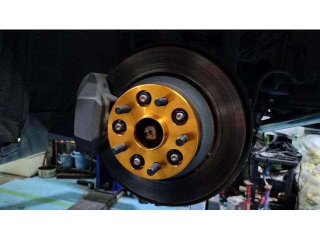 レクサス LS460/USF40 マフラー交換 ワイドトレッドスペーサー レクサス LS460/USF40 マフラー交換 ワイドトレッドスペーサー