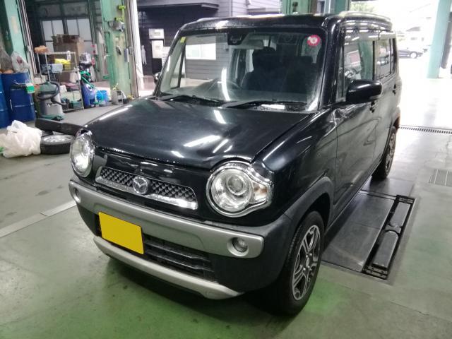 マツダ　フレアクロスオーバー　車検　青梅市・瑞穂町・羽村市・あきる野市周辺の車検・整備・修理・ナビ取付・タイヤ取付など、お車の事ならお気軽にご相談下さい！！