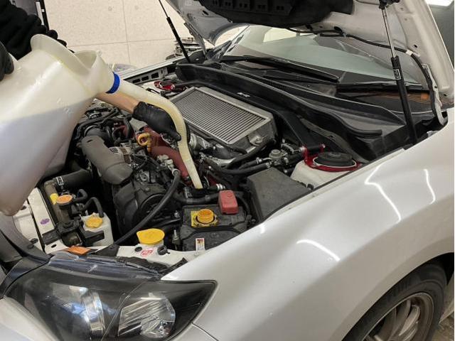 インプレッサＷＲＸ　「エンジンオイル・エレメント交換」ガソリン車用(オイル交換)　　Ewalu　エヴァル　滝沢市車屋　盛岡市車屋