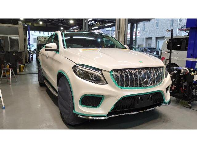 ＧＬＥクーペ　350d　ボディコーティング ガラスコーティング　5年耐久超撥水　　藤井寺　羽曳野　富田林　