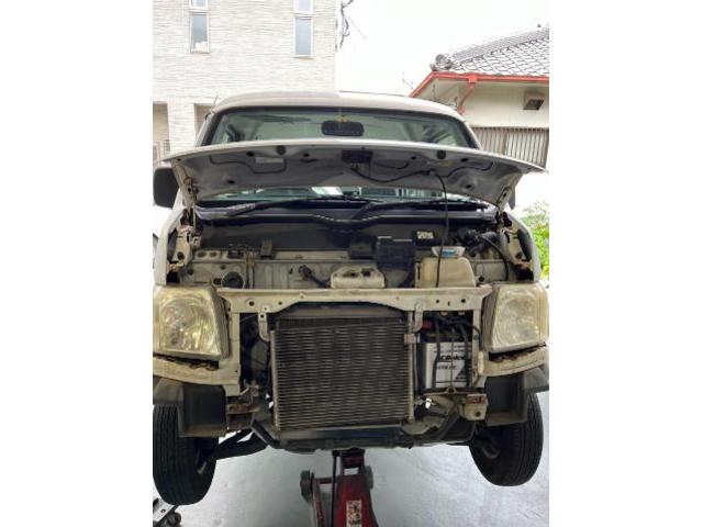 バモス　電装系修理　HM1 HM2 エアコンが効かない　走行中効く　冷たくなったり熱くなったり　エアコン修理　ファンモーター　藤井寺　羽曳野　富田林