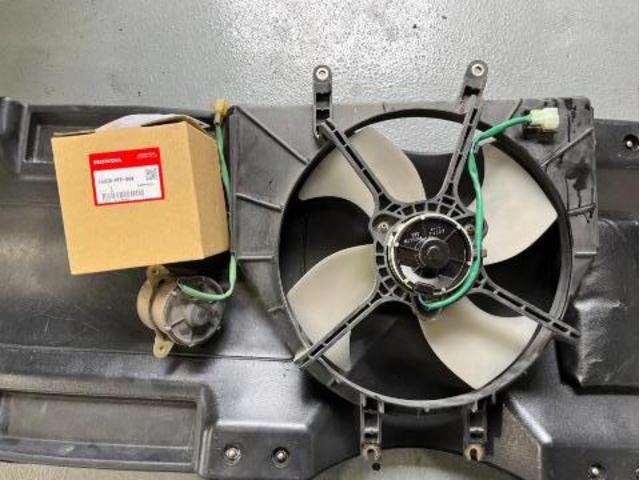 バモス　電装系修理　HM1 HM2 エアコンが効かない　走行中効く　冷たくなったり熱くなったり　エアコン修理　ファンモーター　藤井寺　羽曳野　富田林