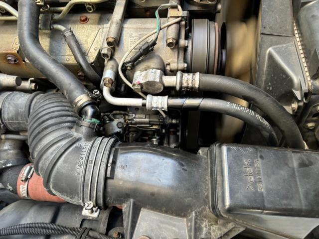 キャンター　電装系修理　三菱ふそう　エアコン修理　ガス漏れ　走ると効く　藤井寺　羽曳野　富田林　柏原