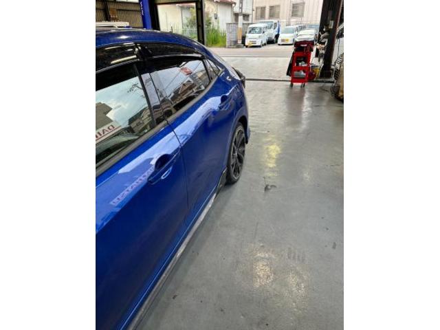 シビック　サスペンション・足回り修理・整備　FL1 CF1 FK7
事故　まっすぐ走らない　藤井寺　羽曳野　柏原　富田林