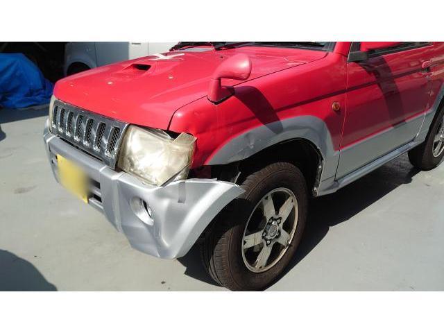 パジェロミニ　塗装　板金　h58a h53a 三菱　事故　藤井寺　羽曳野　富田林　柏原　ジムニー　