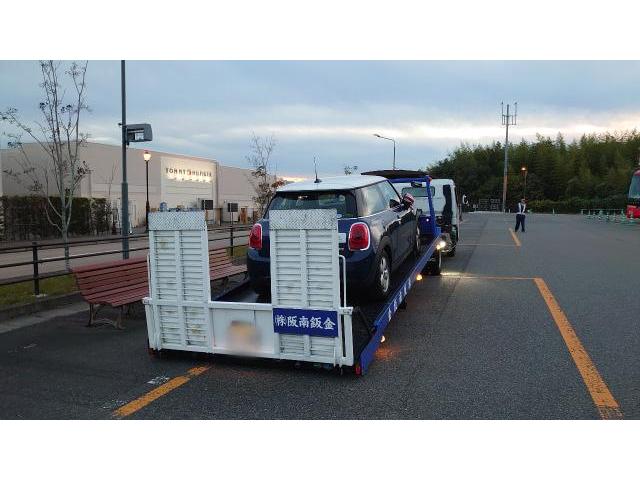 MINI 電装系修理  チェックランプ点灯 レッカー搬送 F55 f57 f56  ミニクーパー ロードサービス 藤井寺 羽曳野 富田林 柏原