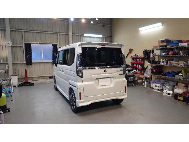 スペーシアカスタム ボディコーティング ガラスコーティング セラミックコーティング 藤井寺 羽曳野 富田林 柏原