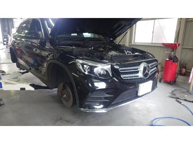 ＧＬＣクーペ　　glc ブレーキパッド交換　ブレーキローター交換　パッドセンサー　autel 診断機　藤井寺　羽曳野　富田林　柏原