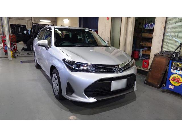 トヨタ　カローラアクシオ　板金・外装補修　カローラフィールダー　カローラ　板金　鈑金　事故　ロードサービス　レッカー搬送　見積もり　藤井寺　羽曳野　富田林　柏原　