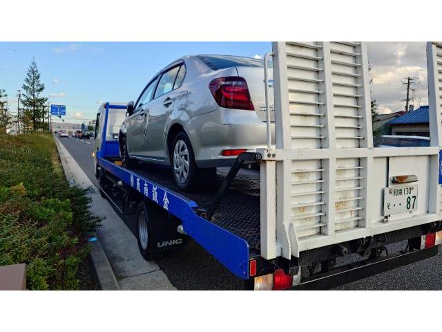 トヨタ　カローラアクシオ　板金・外装補修　カローラフィールダー　カローラ　板金　鈑金　事故　ロードサービス　レッカー搬送　見積もり　藤井寺　羽曳野　富田林　柏原　