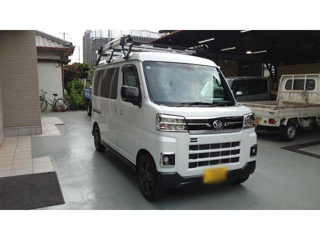 ダイハツ　アトレーワゴン　板金・外装補修　鈑金　塗装　へこみ　傷　修理　ボンネット　藤井寺　羽曳野　富田林　柏原　阪南鈑金