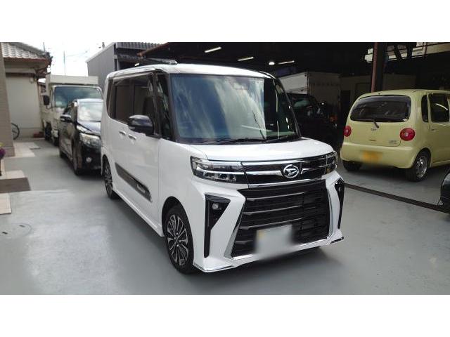 ダイハツ　タント　板金・外装補修　鈑金　塗装　修理　タントカスタム　la650s la600s 阪南鈑金　藤井寺　羽曳野　富田林　柏原