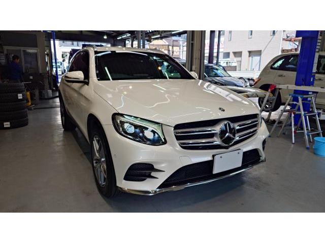 メルセデス・ベンツ　ＧＬＣ　GLCクーペ　板金・外装補修　鈑金　

藤井寺　羽曳野　富田林　柏原　塗装　凹み　キズ　修理　阪南鈑金