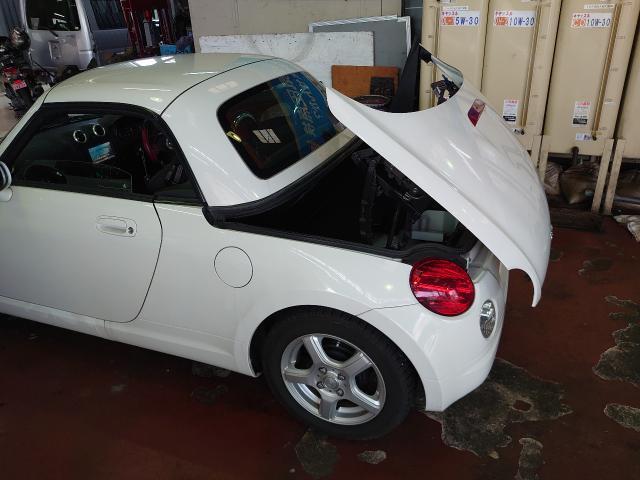 ダイハツ　コペン　電装系修理　l880k　アクティブトップ　オープンカー　閉まらない　動かない　動作不良　藤井寺　羽曳野　富田林　柏原　