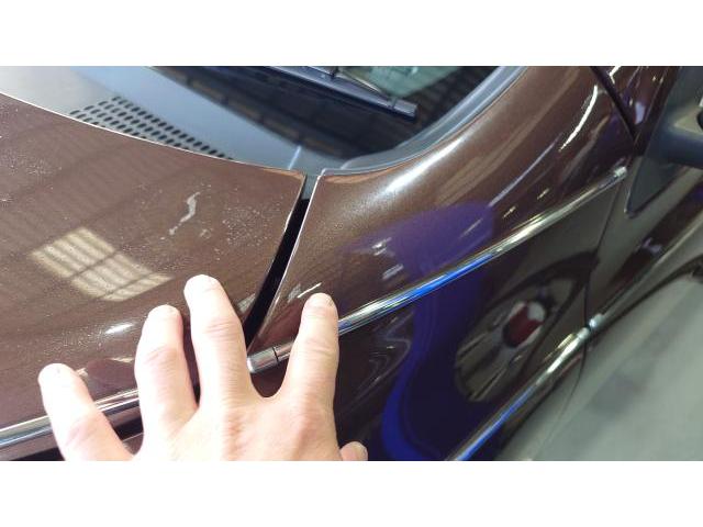 ミツオカ　ビュート　板金・外装補修　ボンネット　塗装　塗装ハゲ　クリア剥げ　再塗装　光岡　藤井寺　羽曳野　富田林　柏原　板金　鈑金