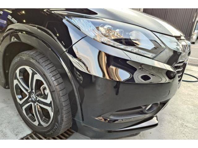 ホンダ　ヴェゼル　板金・外装補修　板金　鈑金　塗装　凹み　へこみ　事故　当てた　自損事故　見積もり　安い　無料代車　藤井寺　羽曳野　富田林　柏原　阪南鈑金　大阪府　大阪市　八尾　平野