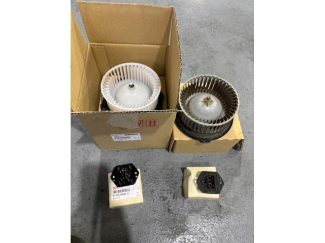 いすゞ　エルフトラック　エアコン修理　電装系修理　風が出ない　エアコン修理　エアコンが直らない　藤井寺　羽曳野　富田林　柏原　八尾　阪南鈑金　いすず　　