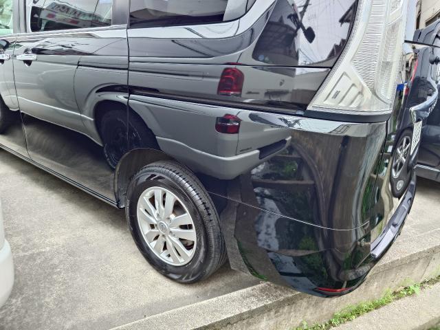 日産　セレナ　板金・外装補修　板金　塗装　凹み　傷　当てた　事故　阪南鈑金　藤井寺　羽曳野　富田林　柏原　八尾　堺　c25 c26 c27 へこみキズ　錆　　無料代車