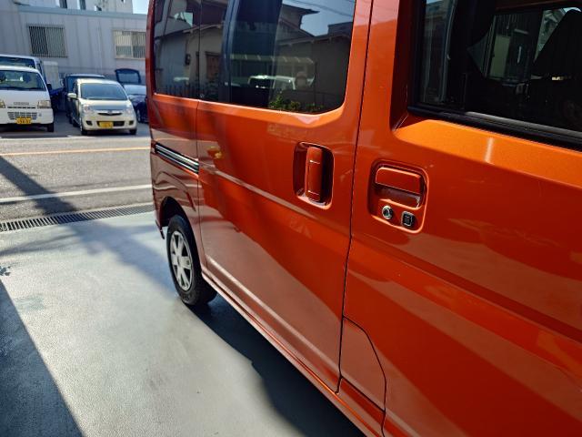 ダイハツ アトレー 板金 板金・外装補修 ハイゼット へこみ 凹み 傷 塗装 修理 事故 ダイハツ 阪南鈑金 藤井寺 富田林 柏原 羽曳野 八尾 無料代車 レンタカー  格安修理