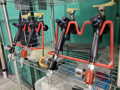 Ｄｅｖｉｌｂｉｓｓスプレーガンを使用！！