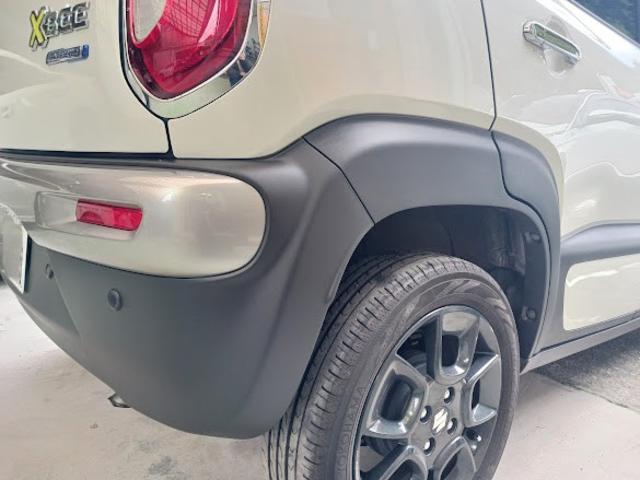 スズキ　クロスビー　カラー　ZVR　ピュアホワイトパール　リアバンパーガニッシュ修理　リアバンパー・リアアーチモール交換　作業期間　2日　熊本市中央区　東区　西区　北区　植木町　南区　菊陽町　合志市　大津町　他地域のお客様も大歓迎です!!