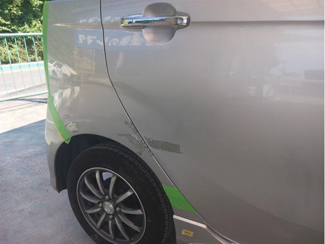 ホンダ　N-WGN　カラー　NH851M　カトラリーシルバーM　右リアドア修理・右クォーター修理・右リアバンパー修理　作業期間　3日　熊本市中央区　東区　西区　北区　植木町　南区　菊陽町　合志市　大津町　他地域のお客様も大歓迎です!!