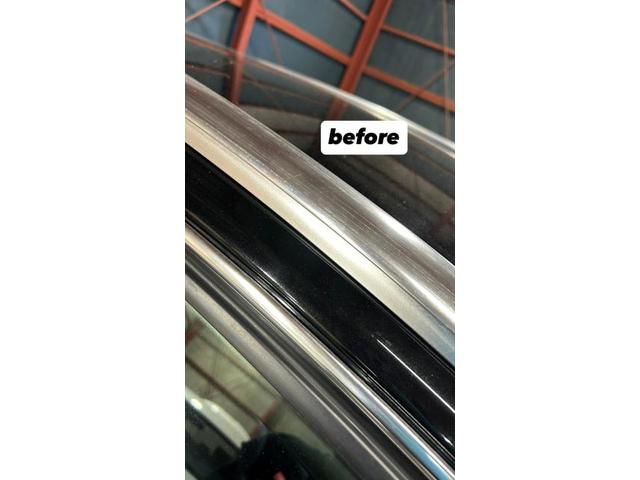 アウディ　Ｑ３　車内清掃　滅菌コース　シート洗浄　メッキパーツ磨き
