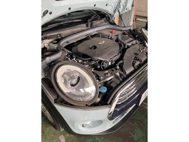 ＭＩＮＩ　車検　オイル交換　ブレーキオイル交換