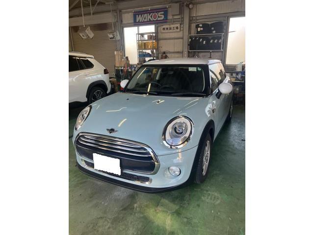 ＭＩＮＩ　車検　オイル交換　ブレーキオイル交換