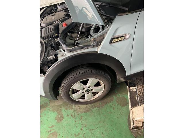 ＭＩＮＩ　車検　オイル交換　ブレーキオイル交換