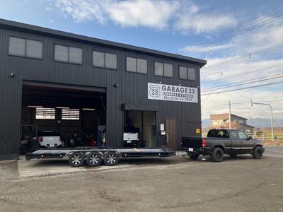 積載トレーラー完備