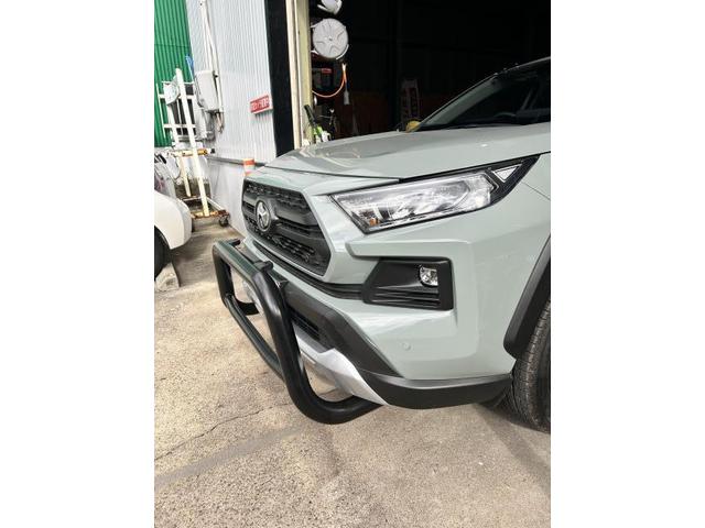 トヨタ RAV4 社外バンパーガード取り付け(持ち込み トヨタ RAV4 社外バンパーガード取り付け(持ち込み