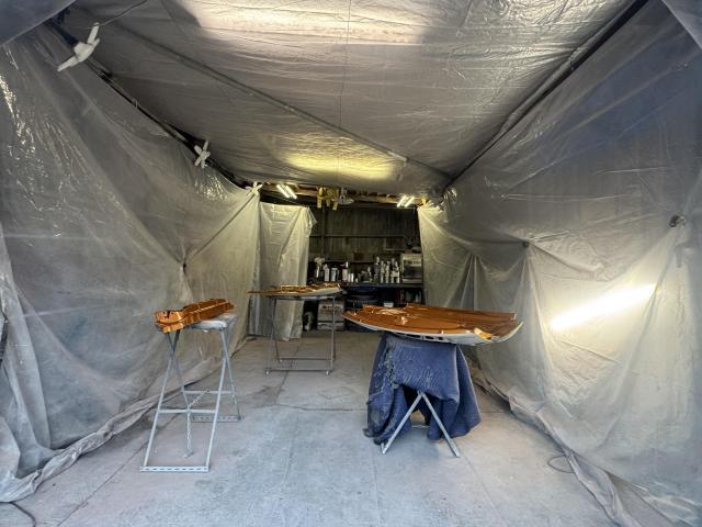 本日の作業　三菱　アウトランダー　オールペイント　①