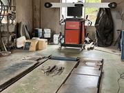 ４輪アライメントテスター完備。