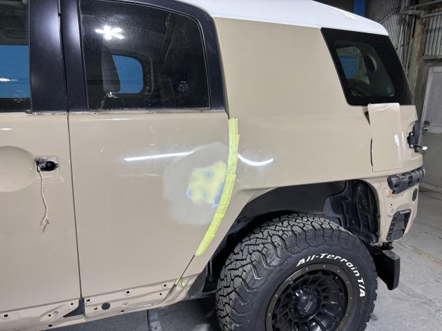 fjクルーザー板金塗装