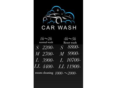 洗車もお任せ下さい！！