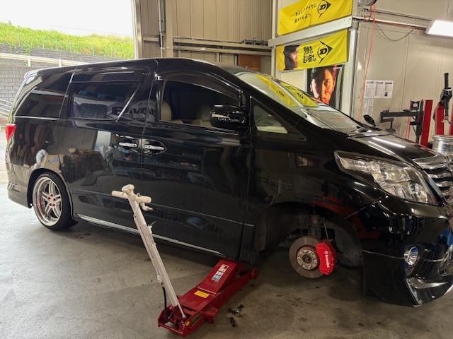 トヨタ　アルファード　ホイール・タイヤ交換