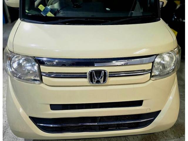 大阪府枚方市　ホンダ JF1　Ｎ－ＢＯＸ　フロントガラスリペア　GLASSIC（グラシック）