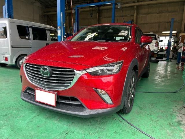 マツダ　ＣＸ－３　後部座席シートベルト交換　　内装補修・修理