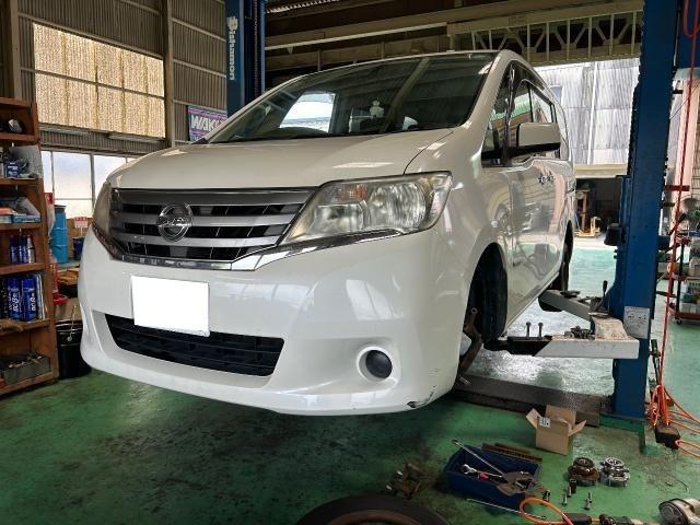 日産　　セレナ  　フロントハブベアリング交換　
