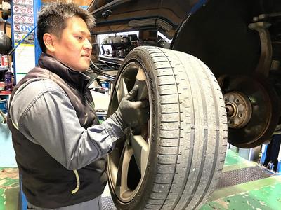 持込のタイヤ交換もＯＫ♪