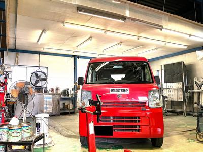 自社内に塗装ブース完備★