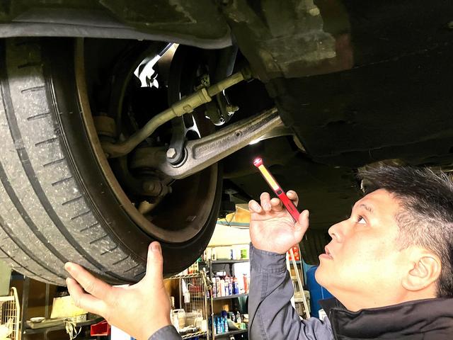 特に「足回り」は入念に整備します