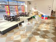 待合スペース２　お座敷スペースもご用意しております。足を伸ばしてのんびりお過ごし下さいね！