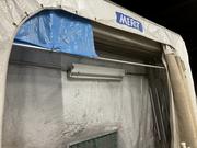 塗装ブース完備。埃や風を避けての塗装が可能。仕上がりに自信あり。