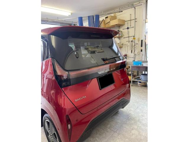 日産　サクラ　諏訪　カーコーティング