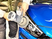 ヘッドライト磨き